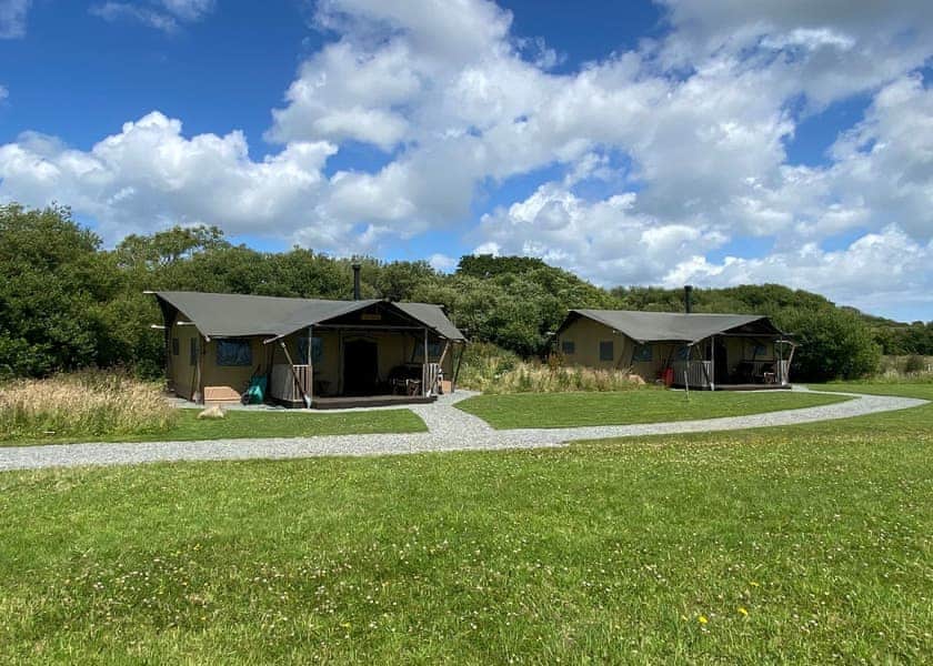 Safari Tents at Florence Springs Glamping Village - luxury glamping near Tenby, Pembrokeshire, South West Wales