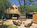 Pyatt's Nest Tree House at Florence Springs Glamping Village - luxury glamping near Tenby, Pembrokeshire, South West Wales